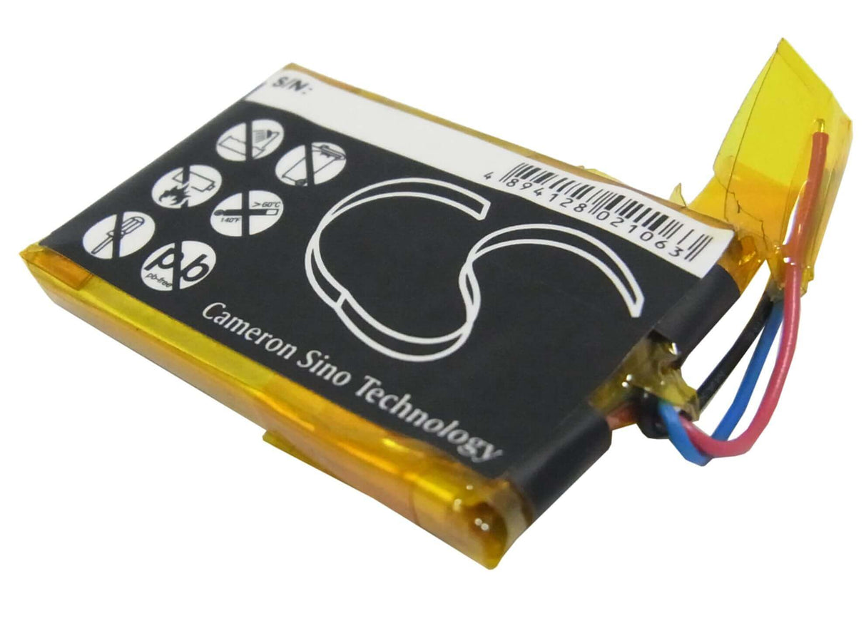 3.7V, Li-Polymer, 450mAh, Media Player battery fits Philips, Gogear Sa3115, Gogear Sa3125, 1.67Wh Media Player Cameron Sino Technology Limited (Suspended)