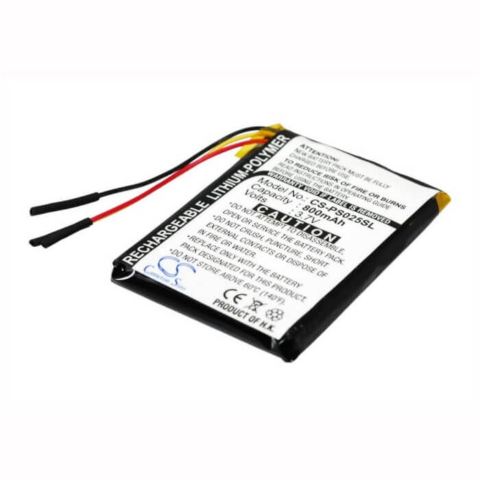 3.7V, Li-Polymer, 800mAh, Media Player battery fits Philips, Gogear Sa6015, Gogear Sa6025, 2.96Wh Media Player Cameron Sino Technology Limited