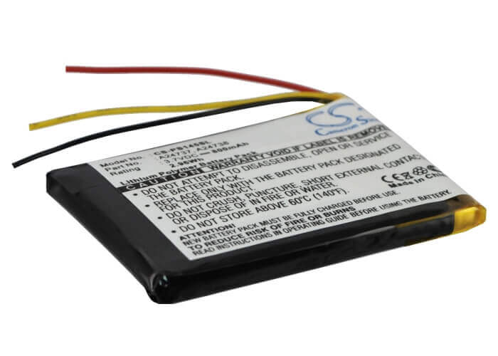 3.7V, Li-Polymer, 800mAh, Media Player battery fits Philips, 978733201021, Gogear Sa6037, Gogear Sa6044, 2.96Wh Media Player Cameron Sino Technology Limited