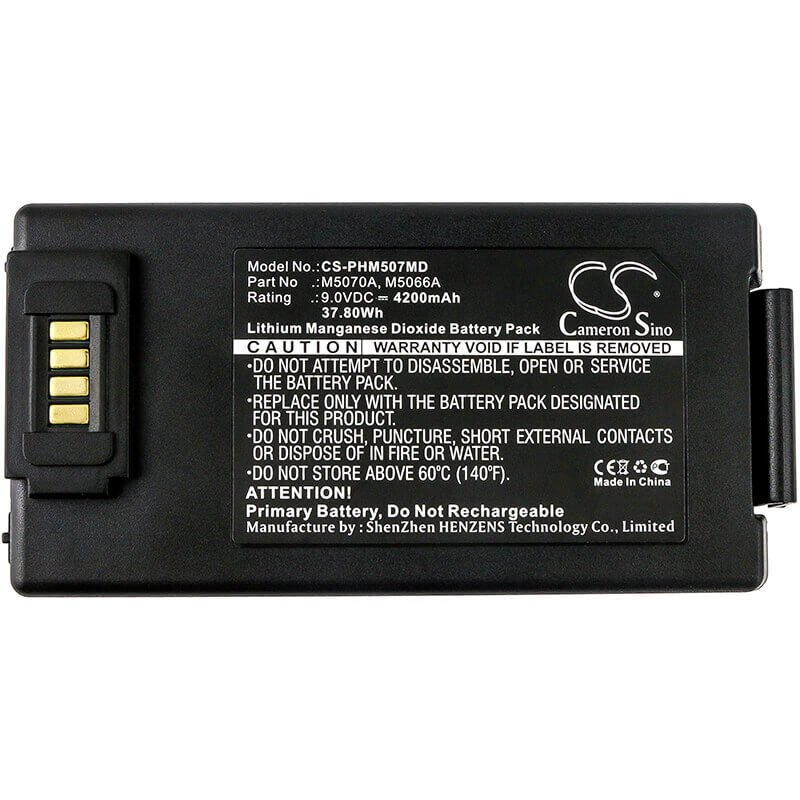 Philips M5070A Replacement Battery 9V 4200mAh Li-MnO2 AED Medical Cameron Sino Technology Limited (Medical)
