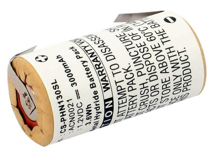 1.2V, Ni-MH, 3000mAh, Shaver battery fits Philips, Acn0021, Hp1304, Hp1308, 3.6Wh Shaver Cameron Sino Technology Limited