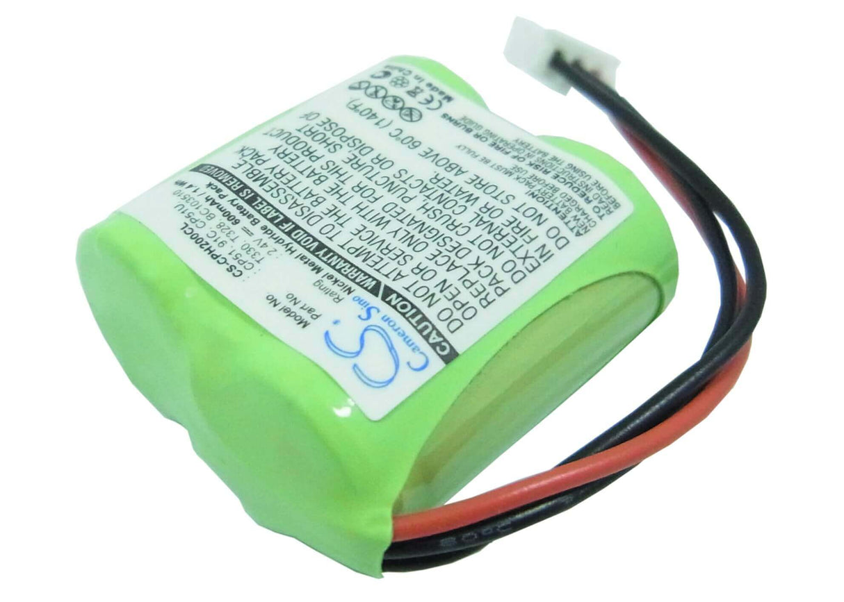 2,4V, Ni-MH, 600mAh, batterie de téléphone sans fil compatible avec Philips, Gp, 91c, 1,44Wh Téléphone sans fil Cameron Sino Technology Limited (Téléphone sans fil)