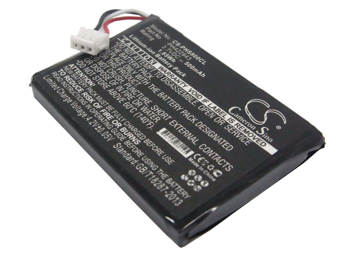 Batterie de téléphone sans fil pour Philips, S9a, S9a/34, S9a/38, S9h 3.7v, 500mah - 1.85wh Téléphone sans fil Cameron Sino Technology Limited (Téléphone sans fil)