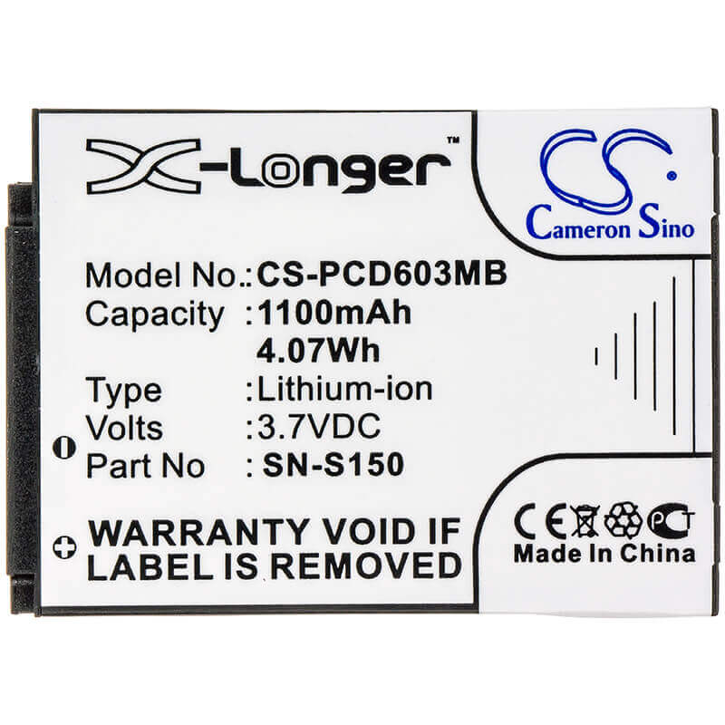 Batterie Babyphone pour Philips, Scd603, Scd-603/00, Scd-603h 3.7v, 1100mah - 4.07wh BabyPhone Cameron Sino Technology Limited