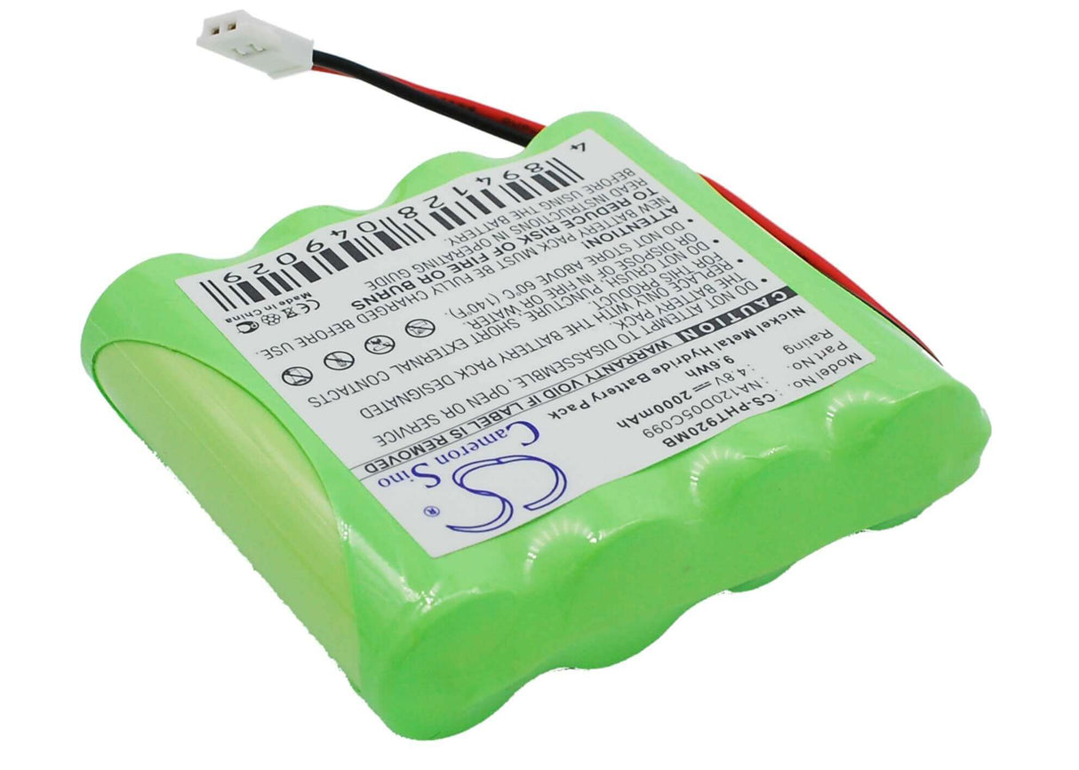 Babyphone Battery For Philips, Cobra and others, Td9200, Td9203, Td9205 4.8v, 2000mah - 9.60wh BabyPhone Cameron Sino Technology Limited