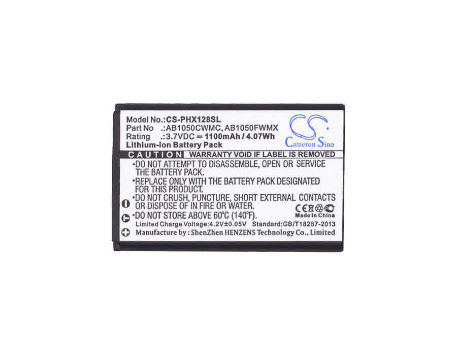 3.7V, Li-ion, 1100mAh, SmartPhone battery fits Orange, Philips, 178100170, Dixo, 4.07Wh Mobile, SmartPhone Cameron Sino Technology Limited (Smartphone)