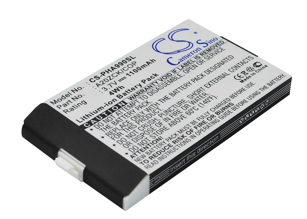 3.7V, Li-ion, 1100mAh, SmartPhone battery fits Philips, A20zck/cop, Xenium 9@9d, Xenium 9a9a, 4.07Wh Mobile, SmartPhone Cameron Sino Technology Limited (Smartphone)