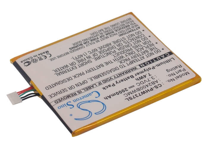 3.7V, Li-Polymer, 2000mAh, SmartPhone battery fits Philips, Ab2400bwmc, Ctw737nay, Xenium W736, 7.4Wh Mobile, SmartPhone Cameron Sino Technology Limited (Suspended)
