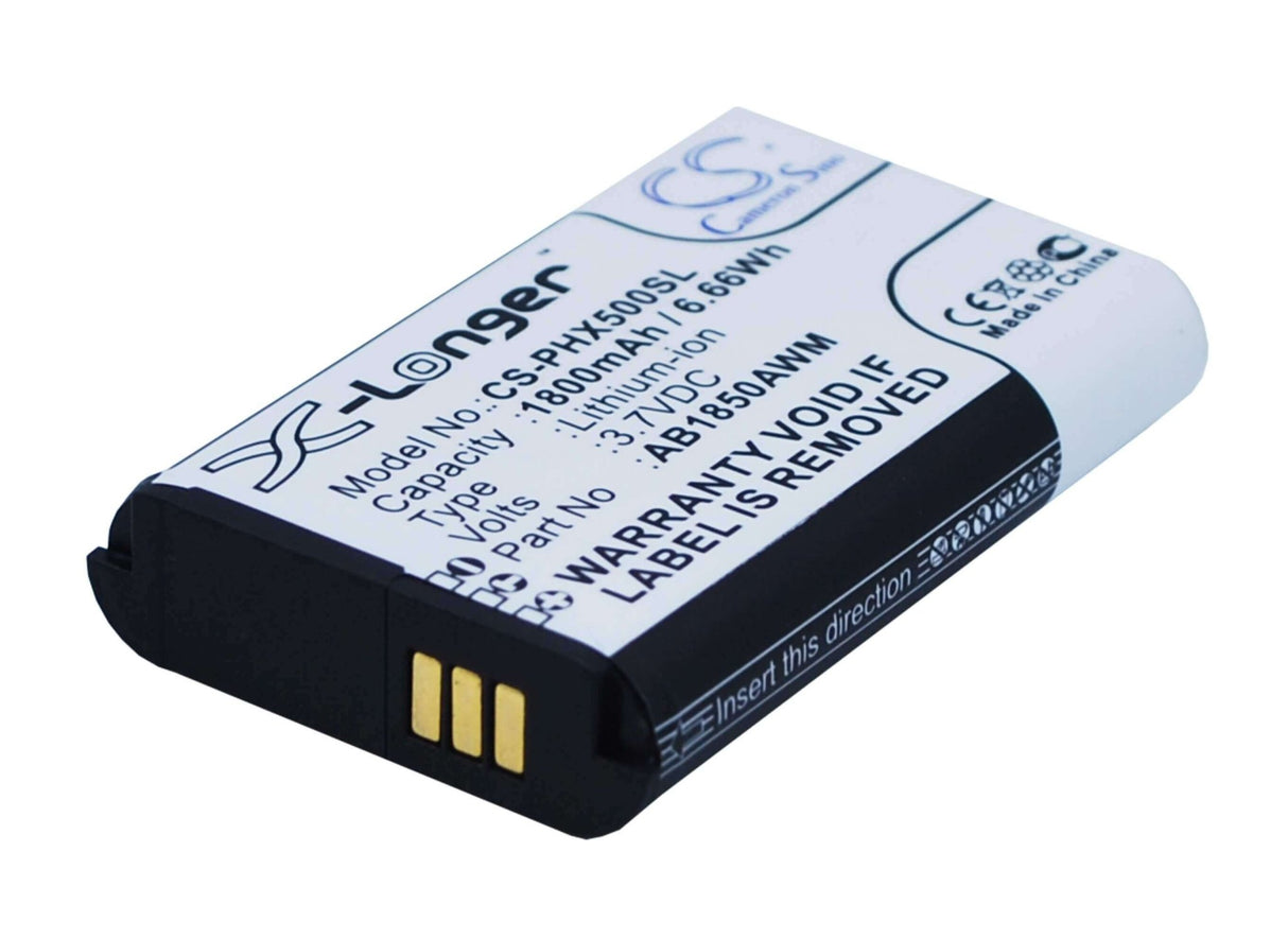 3.7V, Li-ion, 1800mAh, SmartPhone battery fits Philips, Ab1850awm, Ab1720awm, Ab1790awm, 6.66Wh Mobile, SmartPhone Cameron Sino Technology Limited (Smartphone)