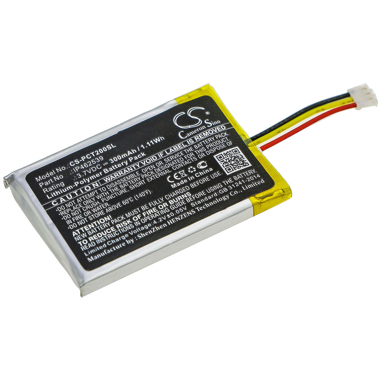 Headset Battery For Phonak, Compilot, Compilot Ii 3.7v, 300mah - 1.11wh Wireless Headset Cameron Sino Technology Limited