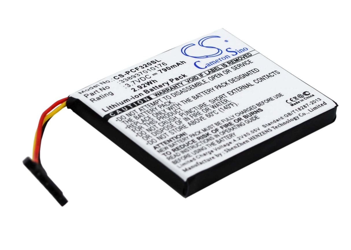3.7V, Li-ion, 790mAh, GPS battery fits Pioneer, 338937010176, Avic-f Avic-u, Avic-f220, 2.92Wh GPS, Navigator Cameron Sino Technology Limited