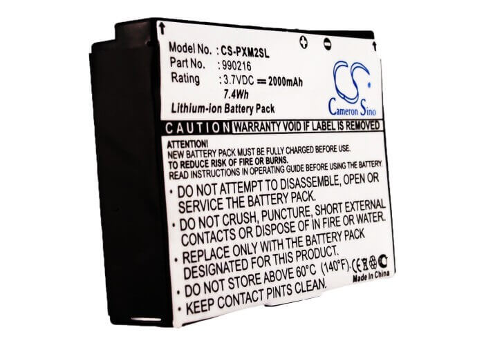 3.7V, Li-ion, 2000mAh, Media Player battery fits Pioneer, Samsung, 990216, Airware Xm2go, Gex-inn01, 7.4Wh Media Player Cameron Sino Technology Limited