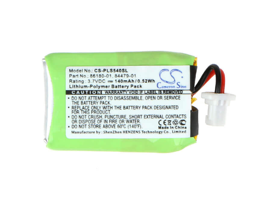 Headset Battery For Plantronics Cs540, Cs540a, Savi Cs540 3.7v, 140mah - 0.52wh Wireless Headset Cameron Sino Technology Limited