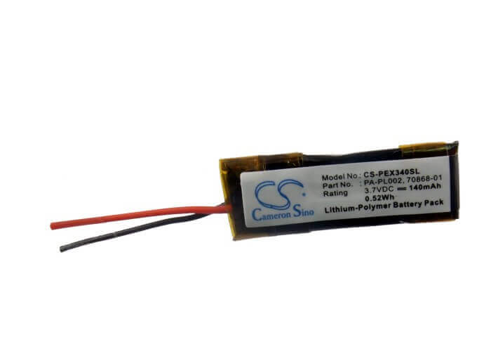 3.7V, Li-Polymer, 140mAh, Headset battery fits Sony Ericsson, Nokia, Jabra, Plantronics, Jbl, 70868-01, Bt2010, Bt2020, 0.52Wh Wireless Headset Cameron Sino Technology Limited
