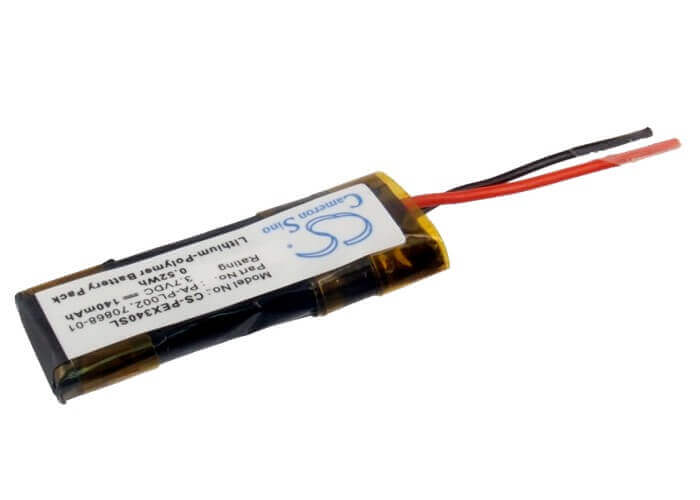 3.7V, Li-Polymer, 140mAh, Headset battery fits Sony Ericsson, Nokia, Jabra, Plantronics, Jbl, 70868-01, Bt2010, Bt2020, 0.52Wh Wireless Headset Cameron Sino Technology Limited