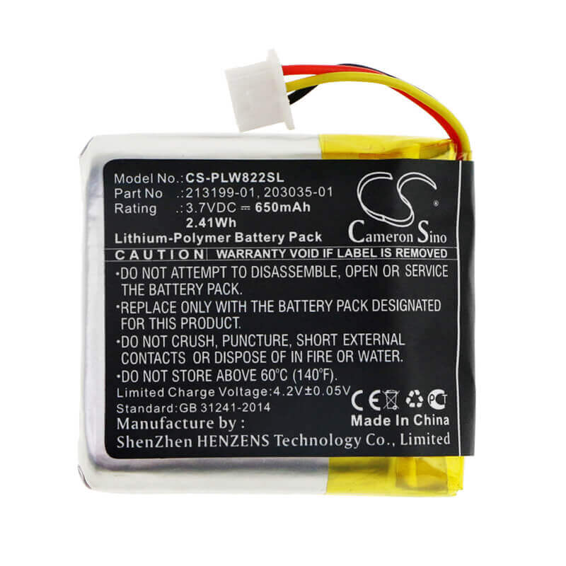 Headset Battery For Plantronics, Savi 8220, Savi W8220 3.7v, 480mah - 1.78wh Wireless Headset Cameron Sino Technology Limited