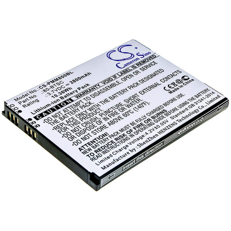 Batterie pour Point Mobile, Pm80 3.7v, 2800mah - 10.36wh Batteries pour Électronique Cameron Sino Technology Limited (Suspendu)