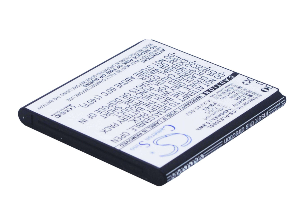 3.7V, Li-ion, 1400mAh, SmartPhone battery fits Pole, Pb-e3, E3, 5.18Wh Mobile, SmartPhone Cameron Sino Technology Limited (Suspended)