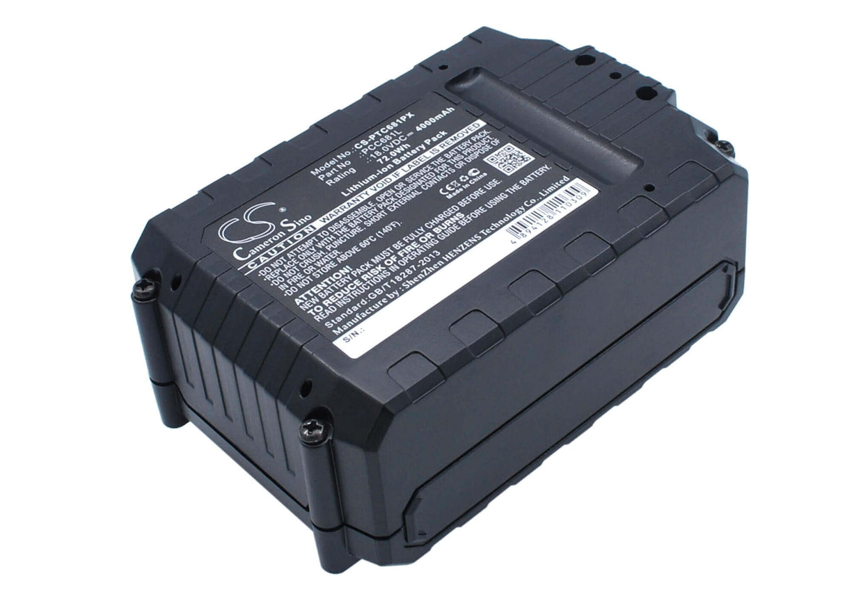 18.0V, Li-ion, 4000mAh, Power Tools battery fits Stanley, Black & Decker, Porter Cable, Fmc687l, Asd18 Typ 1, Asd18 Typ 2, 72Wh Power Tools Cameron Sino Technology Limited (Power Tools)