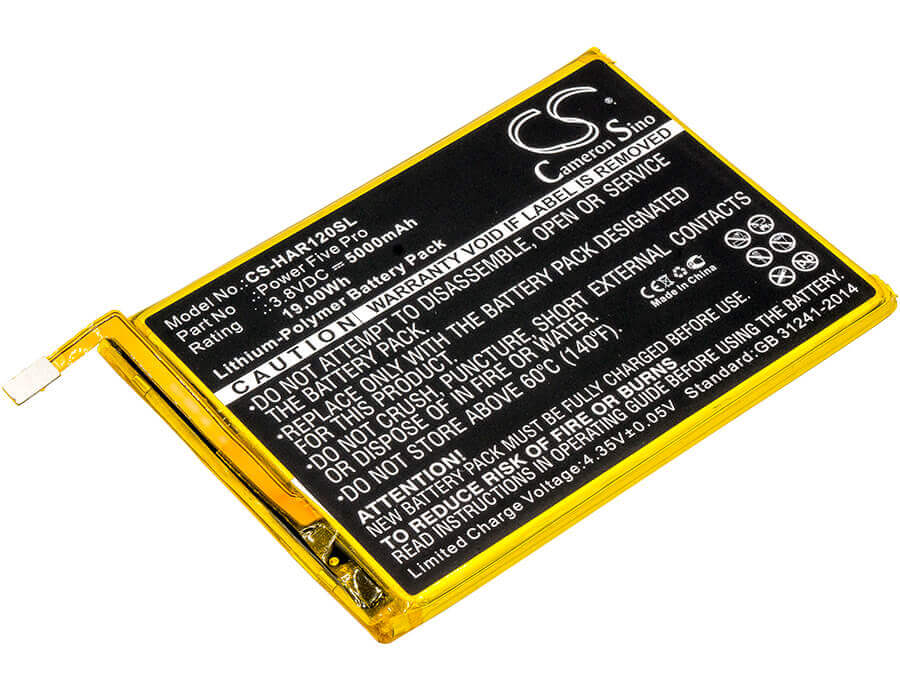 3.8V, Li-Polymer, 5000mAh, SmartPhone battery fits Highscreen, Power Five, Power Five Pro, 19Wh Mobile, SmartPhone Cameron Sino Technology Limited (Smartphone)