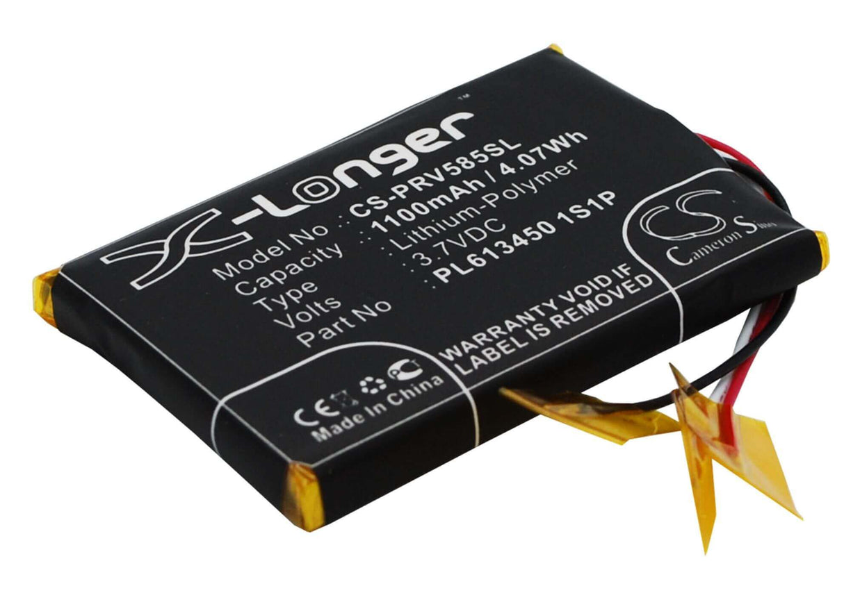 3,7V, Li-Polymer, 1100mAh, batterie GPS compatible avec Prestigio, Pl613450 1s1p, Geovision 5850hddvr, 4,07Wh GPS, Navigator Cameron Sino Technology Limited