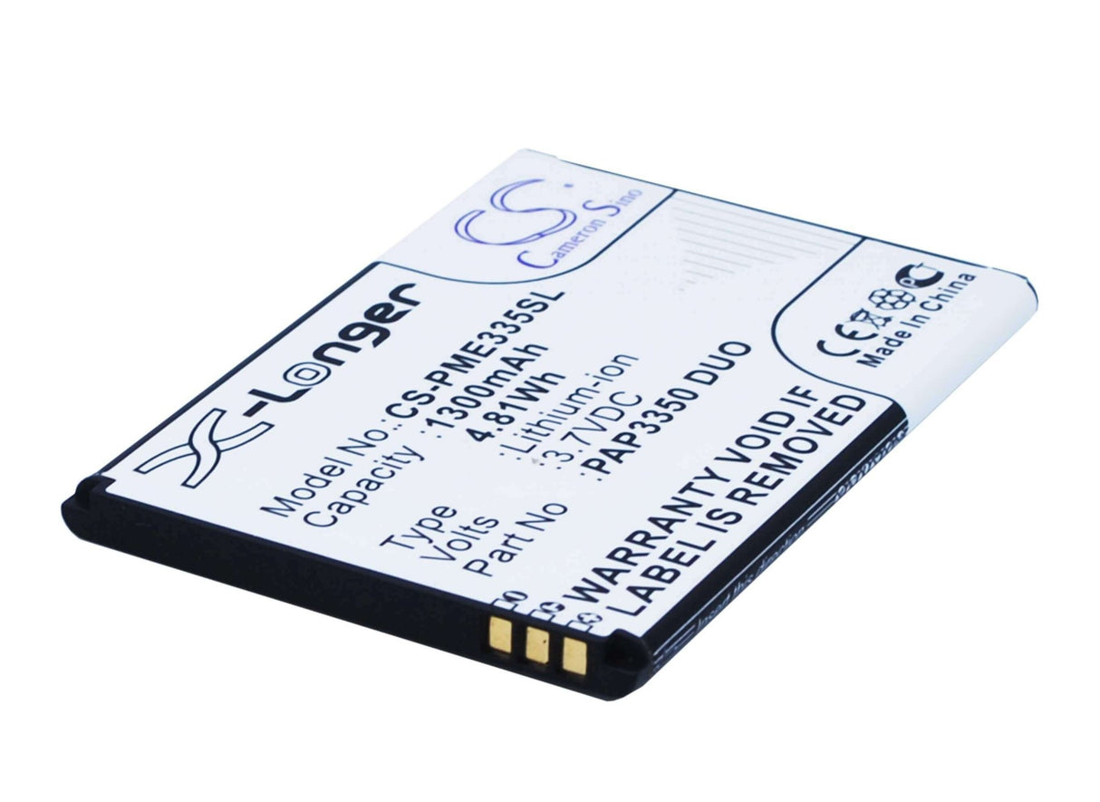 3.7V, Li-ion, 1300mAh, SmartPhone battery fits Prestigio, Pap3350 Duo, Multiphone 3350 Duo, 4.81Wh Mobile, SmartPhone Cameron Sino Technology Limited (Smartphone)
