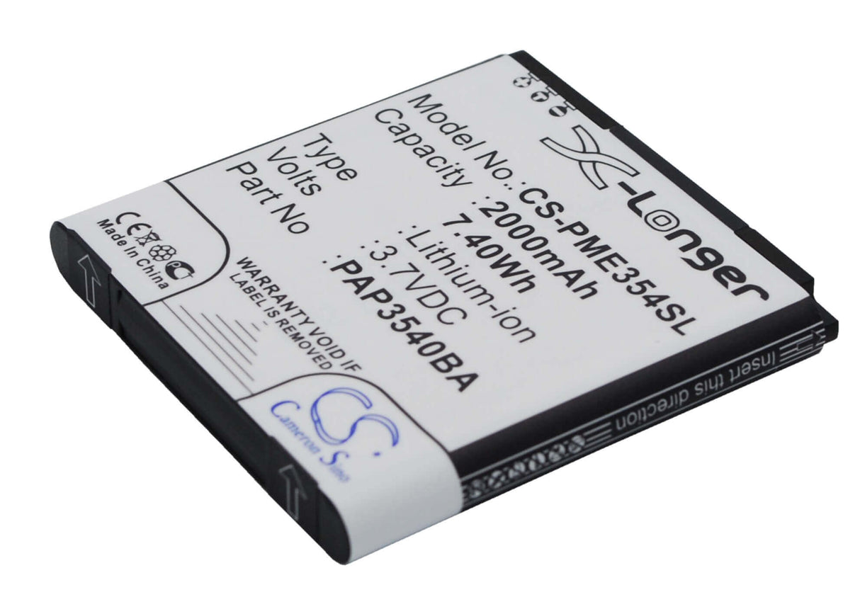 3.7V, Li-ion, 2000mAh, SmartPhone battery fits Prestigio, Pap3540 Duo, Multiphone 3540 Duo, 7.4Wh Mobile, SmartPhone Cameron Sino Technology Limited (Smartphone)