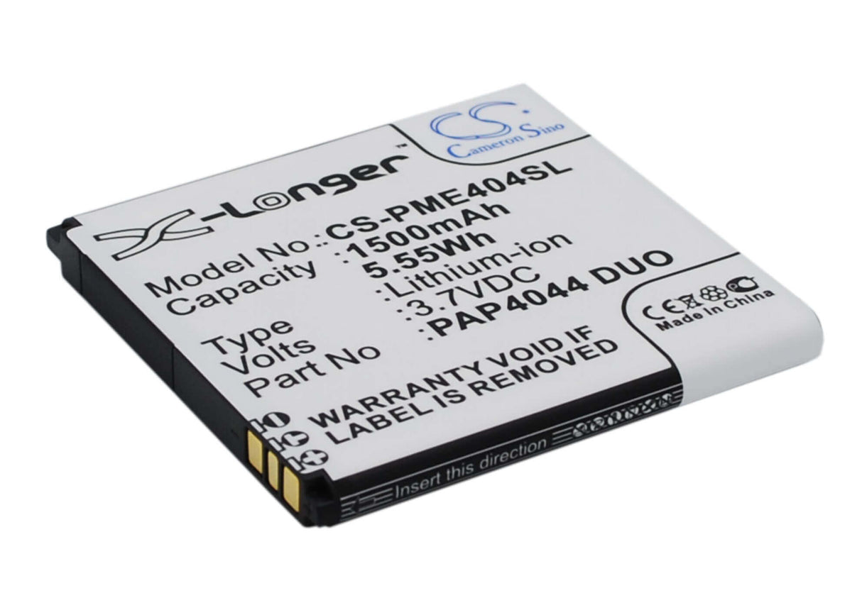 3.7V, Li-ion, 1500mAh, SmartPhone battery fits Prestigio, Pap4044 Duo, Multiphone 4044 Duo, 5.55Wh Mobile, SmartPhone Cameron Sino Technology Limited (Smartphone)