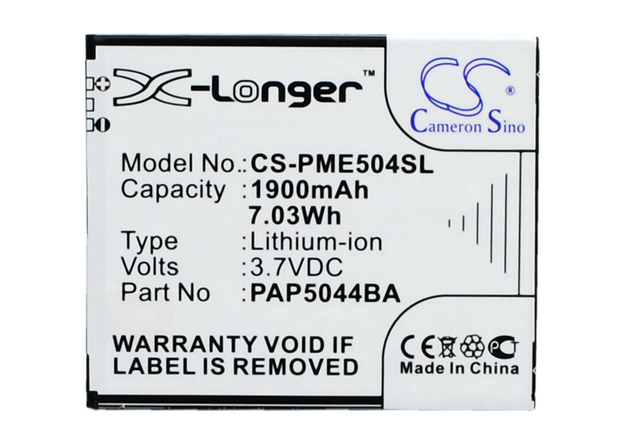 3.7V, Li-ion, 1900mAh, SmartPhone battery fits Prestigio, Pap5044 Duo, Multiphone 5044 Duo, Pap5044 Duo, 7.03Wh Mobile, SmartPhone Cameron Sino Technology Limited (Smartphone)