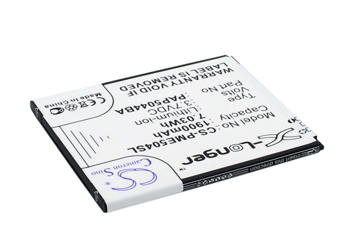 3.7V, Li-ion, 1900mAh, SmartPhone battery fits Prestigio, Pap5044 Duo, Multiphone 5044 Duo, Pap5044 Duo, 7.03Wh Mobile, SmartPhone Cameron Sino Technology Limited (Smartphone)