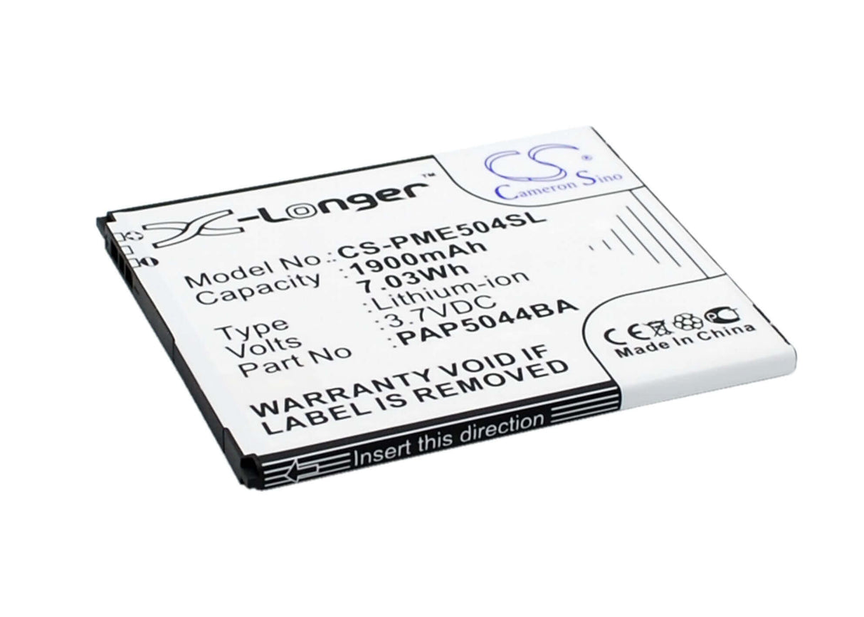 3.7V, Li-ion, 1900mAh, SmartPhone battery fits Prestigio, Pap5044 Duo, Multiphone 5044 Duo, Pap5044 Duo, 7.03Wh Mobile, SmartPhone Cameron Sino Technology Limited (Smartphone)