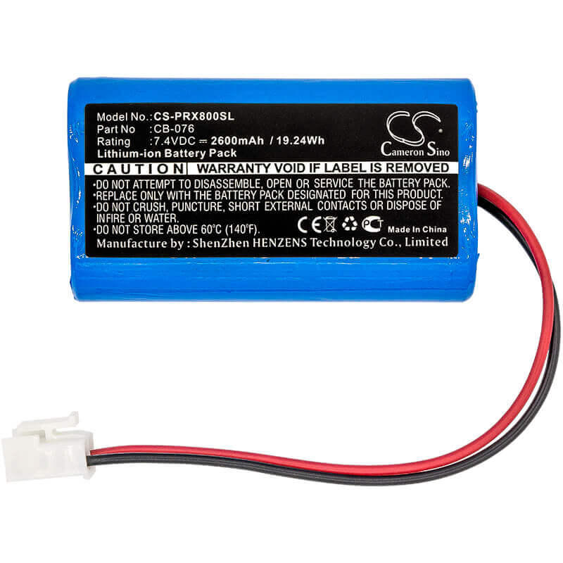7.4V, Li-ion, 2600mAh, Equipment battery fits Promax, Cb-076, 8 Premium, 8 Premium Catv Analyser, 19.24Wh Equipment, Survey, Test Cameron Sino Technology Limited