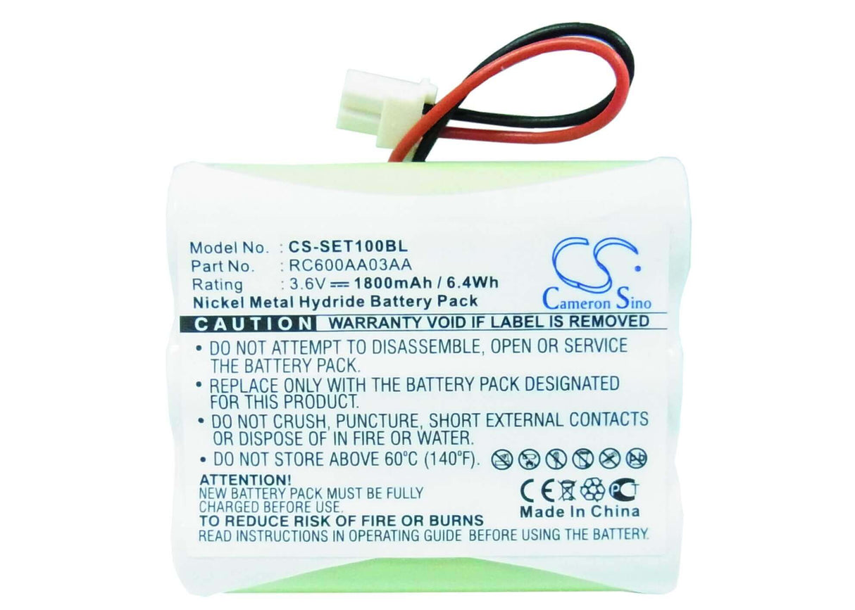 3.6V, Ni-MH, 1800mAh, Payment Terminal battery fits Proxibus, Sagem, Ldp400, Monetel Cdk Pp1100, 6.48Wh Payment Terminal Cameron Sino Technology Limited