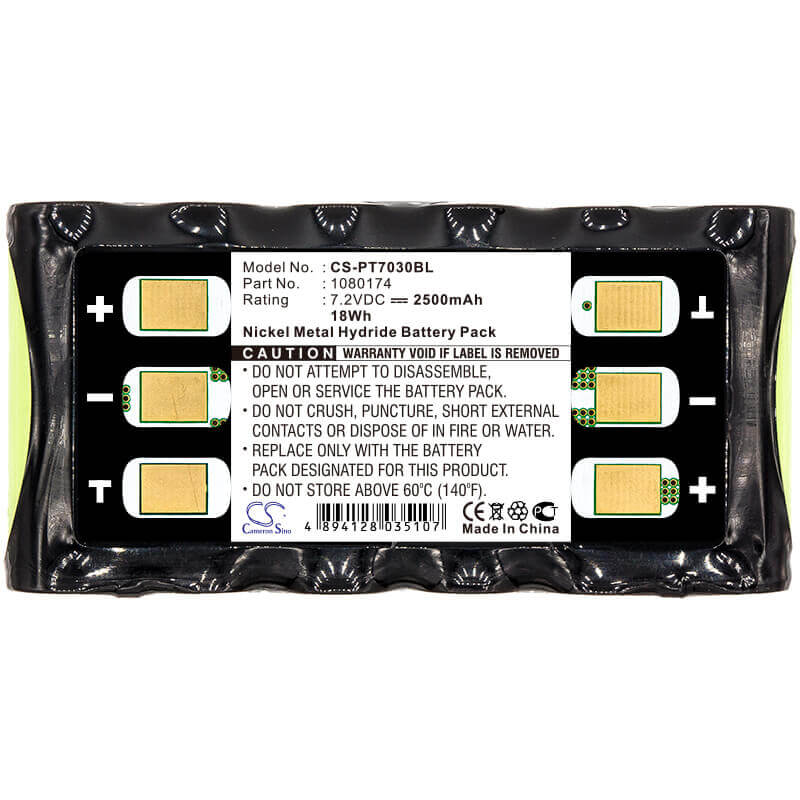 Barcode Scanner Battery For Psion Teklogix 19505, 19515, 7030 7.2v, 2500mah - 18.00wh Barcode Scanner Cameron Sino Technology Limited
