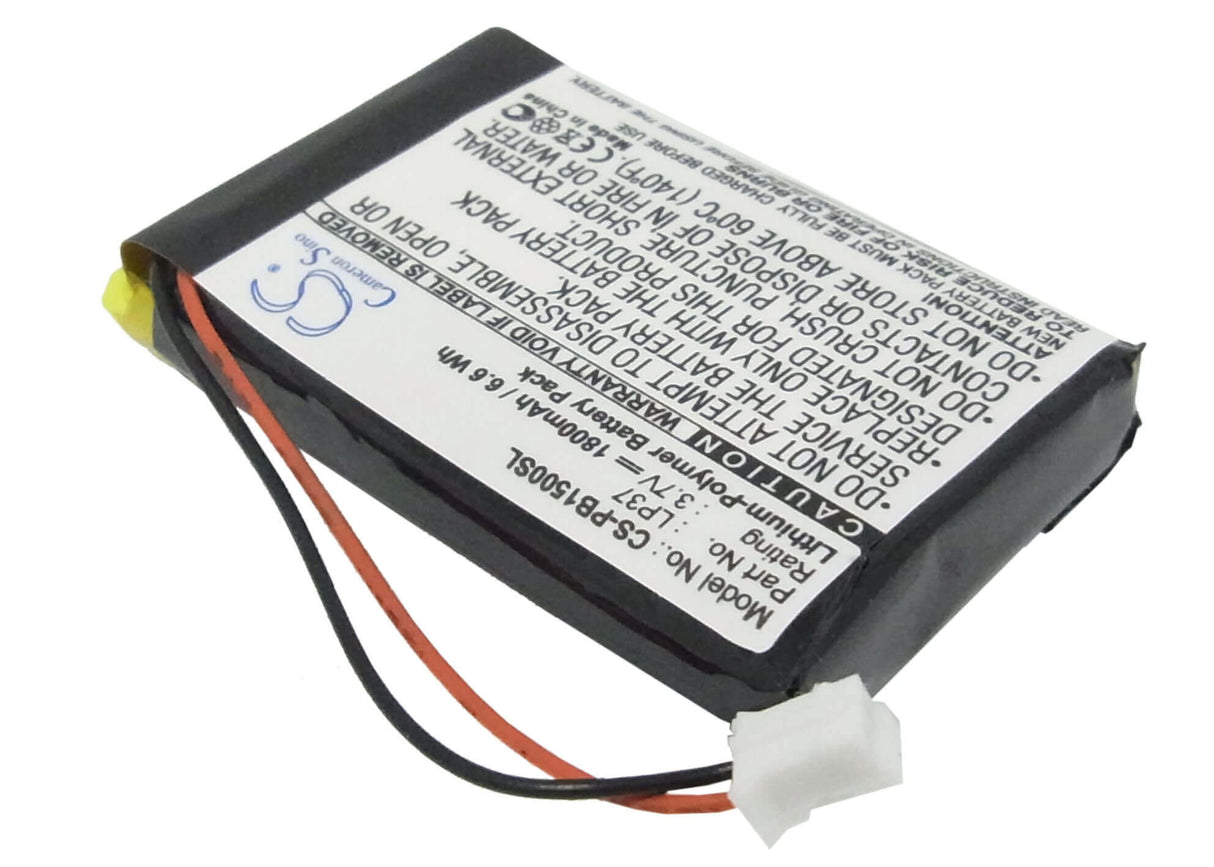 3.7V, Li-Polymer, 1800mAh, DAB Digital battery fits Pure, Lp37, Digital Pocket Dab1500, Pocketdab 1500, 6.66Wh DAB Digital Cameron Sino Technology Limited