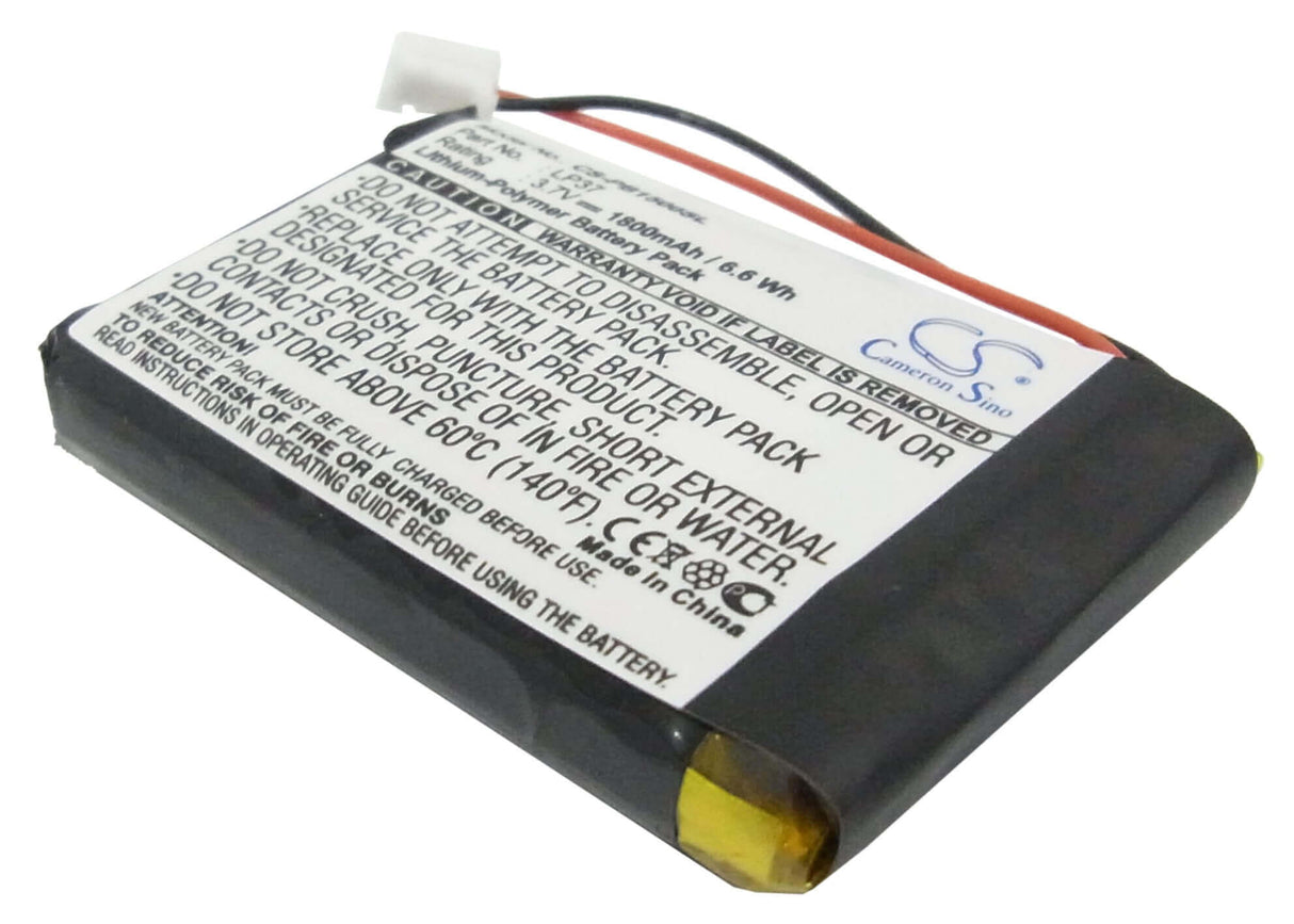 3.7V, Li-Polymer, 1800mAh, DAB Digital battery fits Pure, Lp37, Digital Pocket Dab1500, Pocketdab 1500, 6.66Wh DAB Digital Cameron Sino Technology Limited