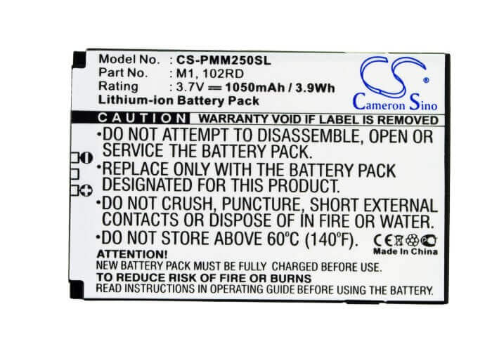 3,7V, Li-ion, 1050mAh, batterie numérique DAB convient à Pure, 102rd, Move 2500, Move 2520, 3,89Wh DAB Digital Cameron Sino Technology Limited (Suspendu)
