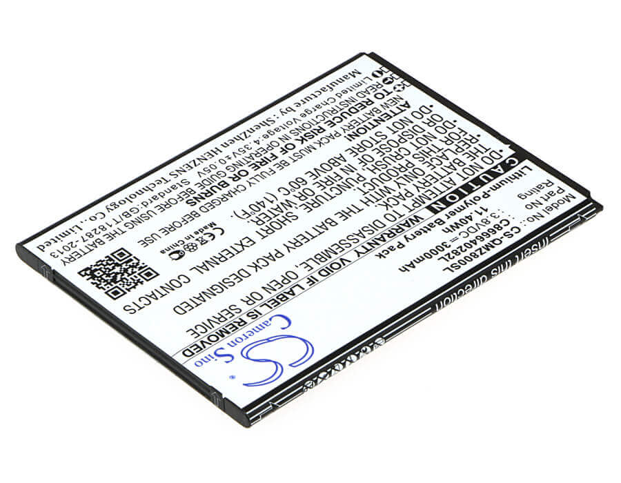 3,8V, Li-Polymer, 3000mAh, batterie de smartphone compatible avec Blu, Qmobile, C866639282l, D690u, L050, 11,4Wh Mobile, Smartphone Cameron Sino Technology Limited (Smartphone)