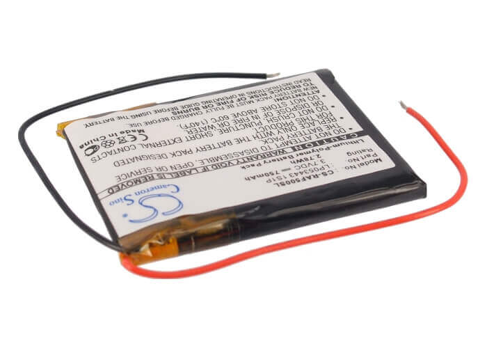 3,7V, Li-Polymer, 750mAh, batterie GPS compatible avec Rac, Lp053443 1s1p, 5000 Large, 2,78Wh GPS, Navigator Cameron Sino Technology Limited