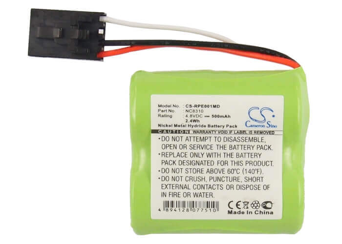 Batterie pour Rainin Edp Plus, Edp 1 4.8v, 500mAh - 2.40Wh Médical Cameron Sino Technology Limited (Suspendu)