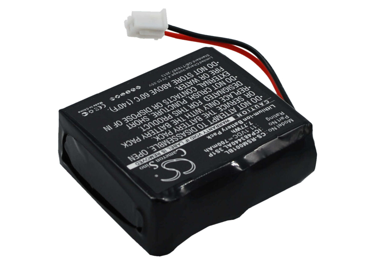 11.1V, Li-ion, 700mAh, Payment Terminal battery fits Ratiotec, Bo-jarl-79019, 79019, Soldi Smart, 7.77Wh Payment Terminal Cameron Sino Technology Limited