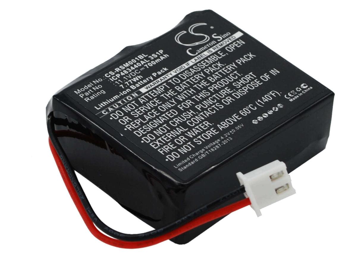 11.1V, Li-ion, 700mAh, Payment Terminal battery fits Ratiotec, Bo-jarl-79019, 79019, Soldi Smart, 7.77Wh Payment Terminal Cameron Sino Technology Limited