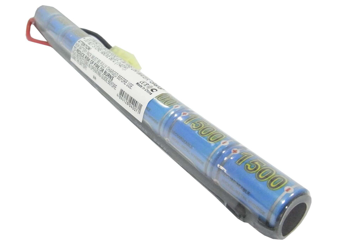 9.6V, Ni-MH, 1500mAh, Airsoft Guns battery fits Rc, Cs-ns120c31mt, Cs-ns120c31mt, 14.4Wh Airsoft Guns Cameron Sino Technology Limited