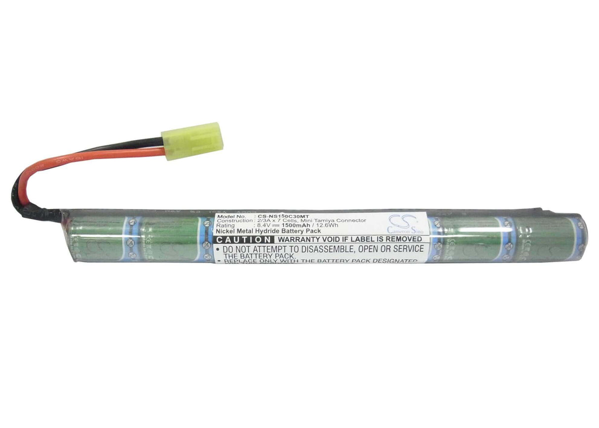 8.4V, Ni-MH, 1500mAh, Airsoft Guns battery fits Rc, Cs-ns150c30mt, Cs-ns150c30mt, 12.6Wh Airsoft Guns Cameron Sino Technology Limited