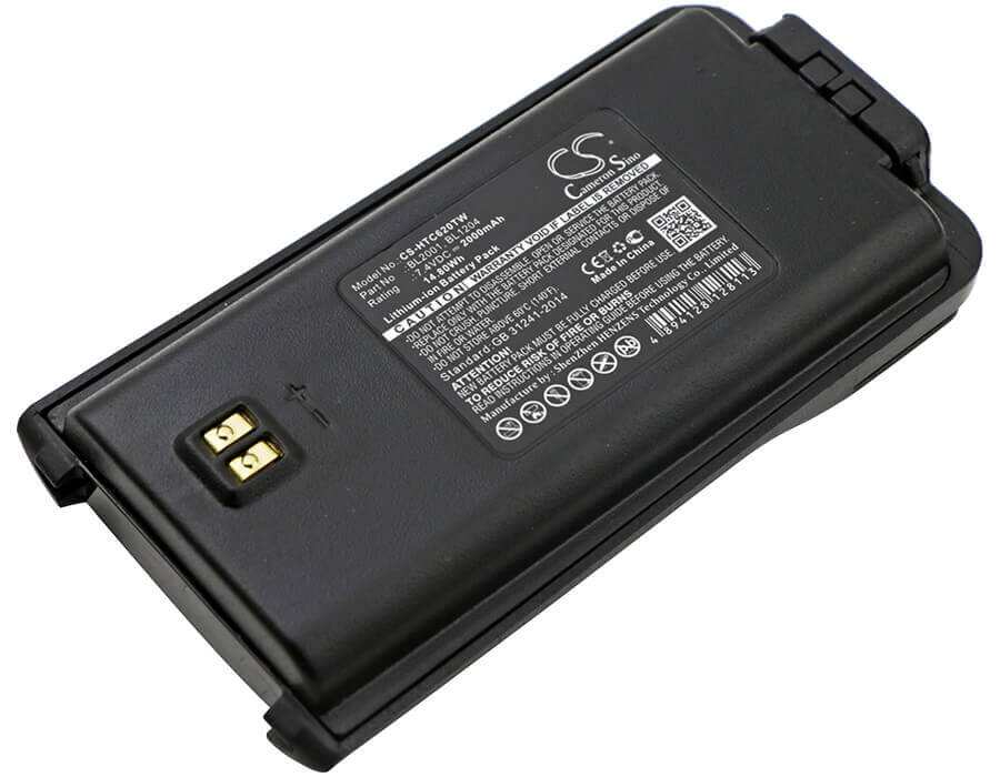 7.4V, Li-ion, 2000mAh, Two-Way Radio battery fits Hyt, Hytera, Bl1204, Tc-610, Tc-610p, 14.8Wh Two-Way Radio Cameron Sino Technology Limited