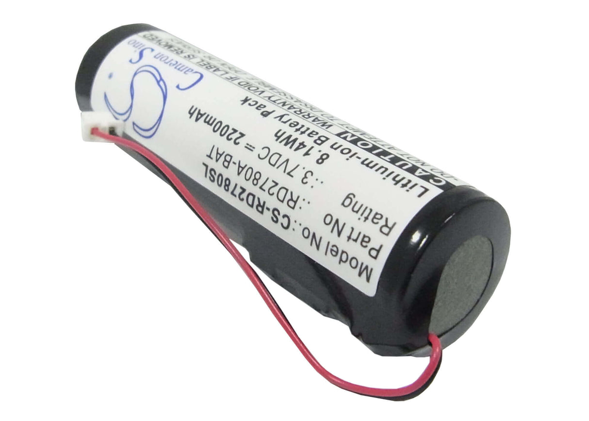 3.7V, Li-ion, 2200mAh, Media Player battery fits Rca, Rd2780a-bat, Lyra Jukebox Rd2780 Mp3 Playme, 8.14Wh Media Player Cameron Sino Technology Limited