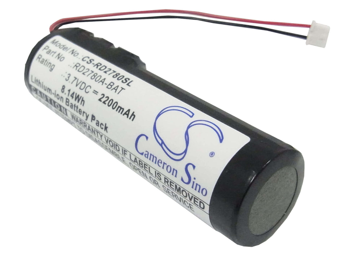 3.7V, Li-ion, 2200mAh, Media Player battery fits Rca, Rd2780a-bat, Lyra Jukebox Rd2780 Mp3 Playme, 8.14Wh Media Player Cameron Sino Technology Limited
