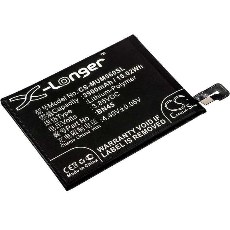 3.85V, Li-Polymer, 3900mAh, SmartPhone battery fits Xiaomi, Redmi, Bn45, M1803e7sc, M1803e7sg, 15.02Wh Mobile, SmartPhone Cameron Sino Technology Limited (Smartphone)