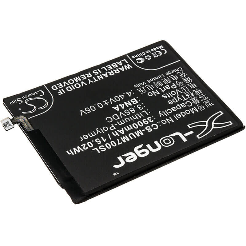3.85V, Li-Polymer, 3900mAh, SmartPhone battery fits Redmi, Xiaomi, Bn4a, M1901f7c, M1901f7e, 15.02Wh Mobile, SmartPhone Cameron Sino Technology Limited (Smartphone)