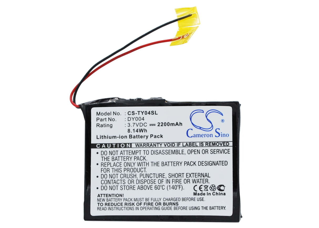 Battery For Rio Karma 20gb 3.7v, 2200mah - 8.14wh Batteries for Electronics Cameron Sino Technology Limited (Suspended)